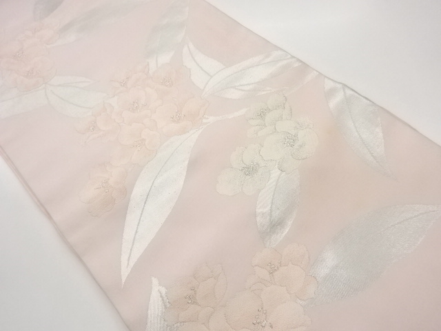 JAPANESE NAGOYA OBI / WOVEN FLOWER